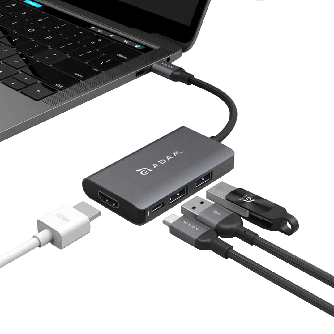 Adam Elements CASA Hub A01m 4 puerto USB-C - Gris