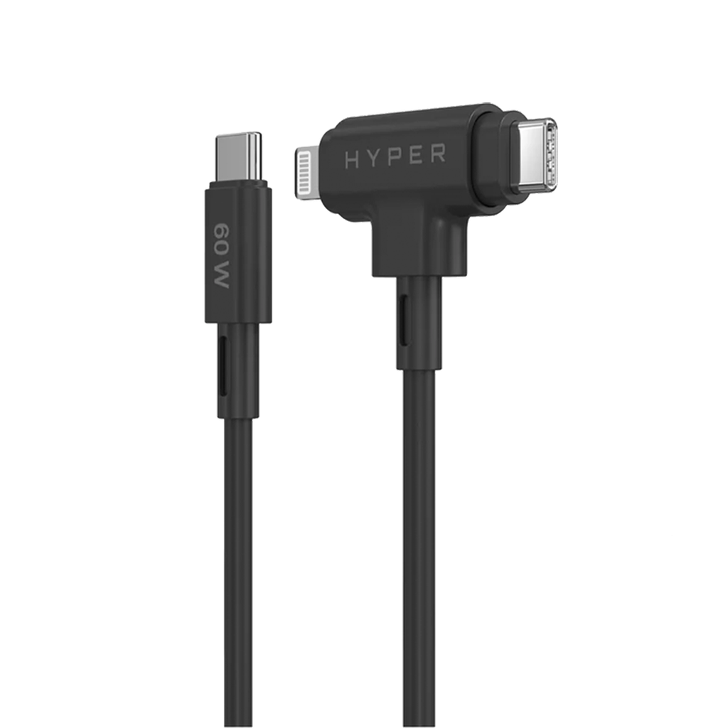 Targus Cable 2 en 1 60w - Negro
