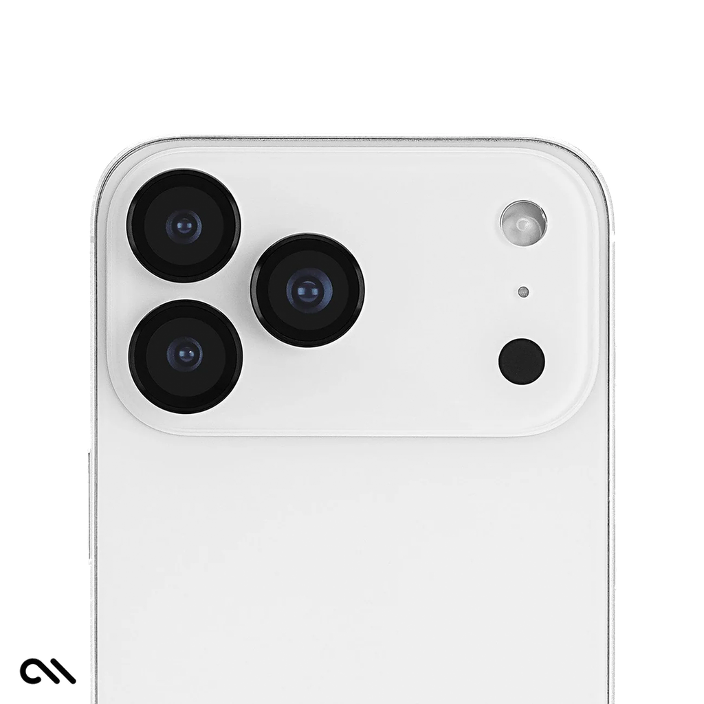 Case-Mate (Exclusivo Apple) Protector de Lente de Aluminio para 17 Pro/Pro Max - Negro