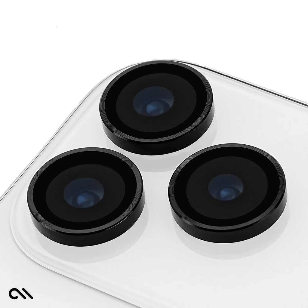 Case-Mate (Exclusivo Apple) Protector de Lente de Aluminio para 17 Pro/Pro Max - Negro