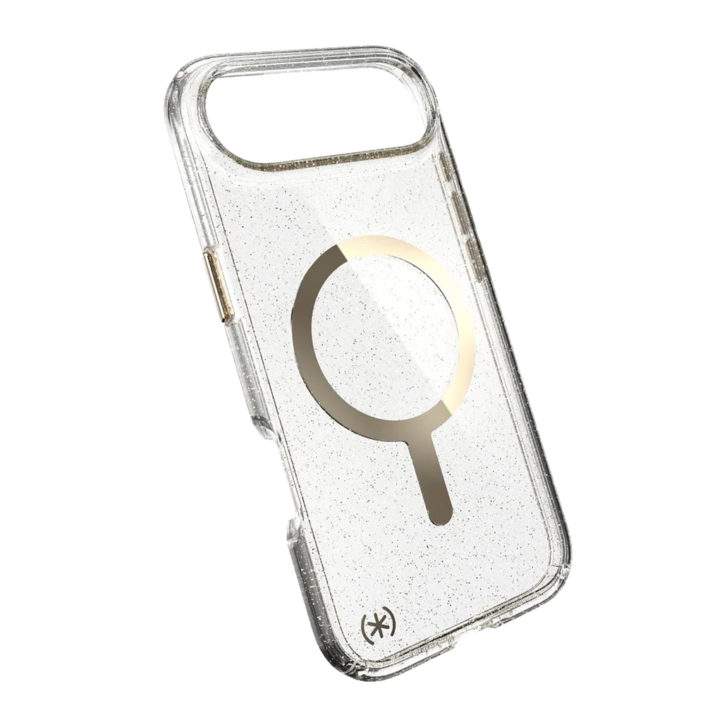 Speck Presidio Lux con MagSafe para iPhone 17 Air -Glitter/Oro Metalico
