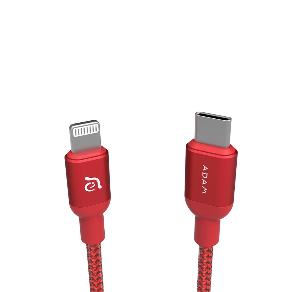 Adam Elements PeAk II C120B USB-C a Cable Lightning 120cm - Rojo