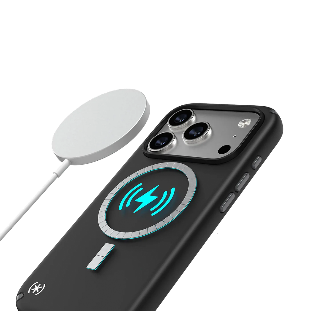 Speck Presidio 2 Pro con Magsafe para iPhone 17 Pro - Negro/Negro/Blanco