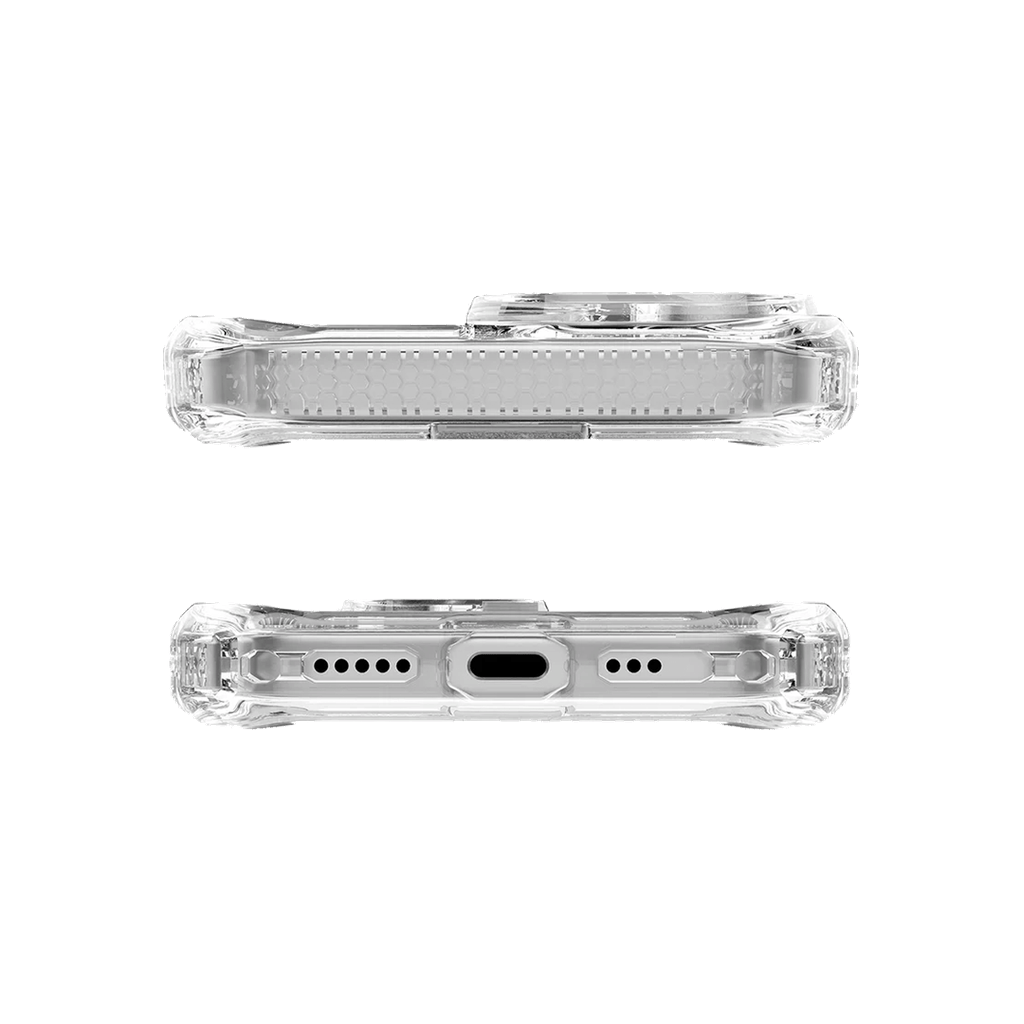 ItSkins Hybrid R Funda Transparente con MagSafe para iPhone 17 - Transparente