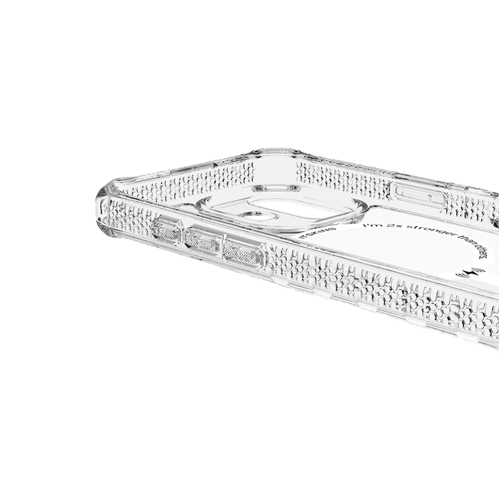 ItSkins Hybrid R Funda Transparente con MagSafe para iPhone 17 - Transparente