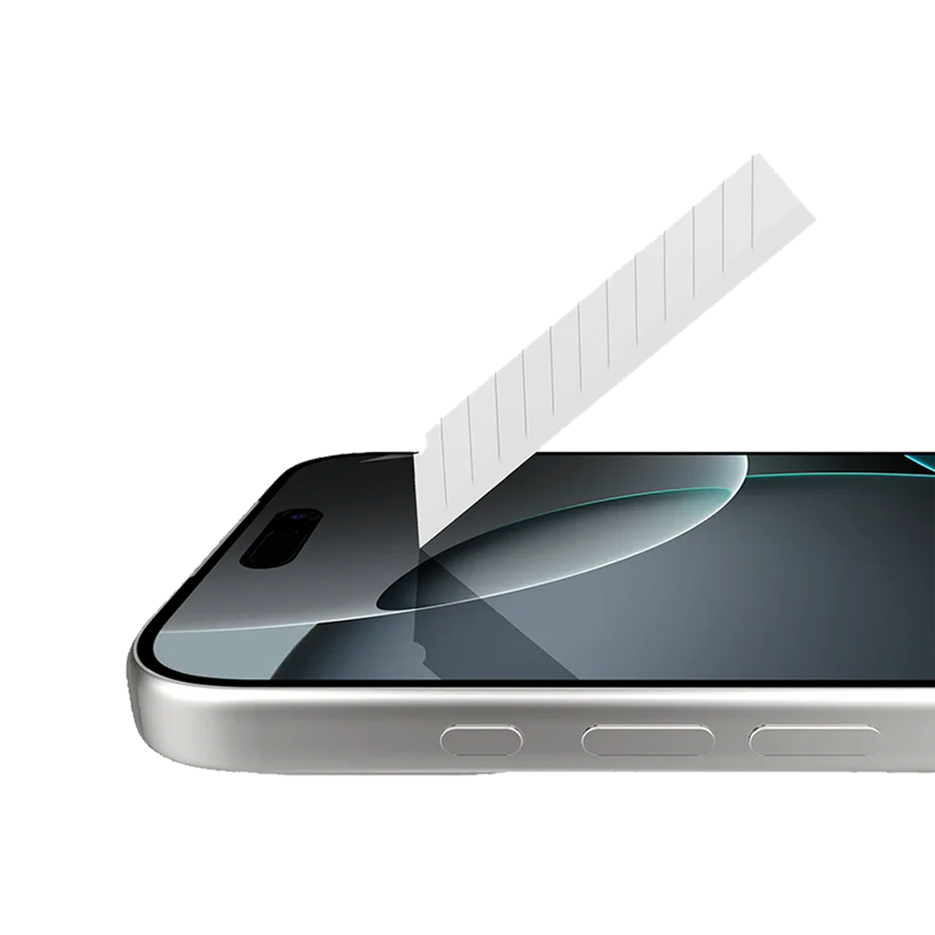 ItSkins Hybrid Defense Glass Protector de Pantalla con Removedor de Polvo Adapter para iPhone 17 Pro - Transparente