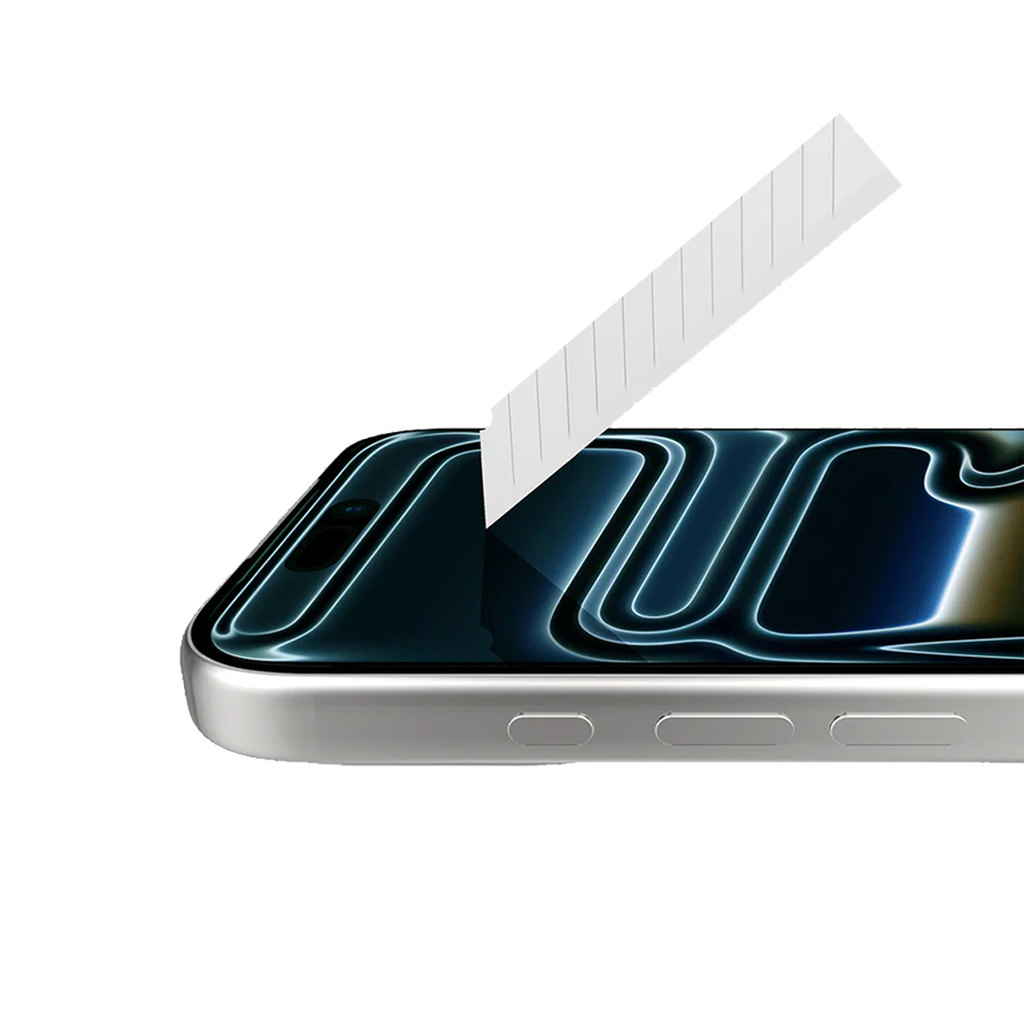 ItSkins Hybrid Defense Glass Protector de Pantalla con Removedor de Polvo Adapter para iPhone 17 Pro - Transparente