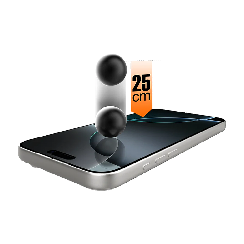 ItSkins Hybrid Defense Glass Protector de Pantalla con Removedor de Polvo Adapter para iPhone 17 Pro - Transparente