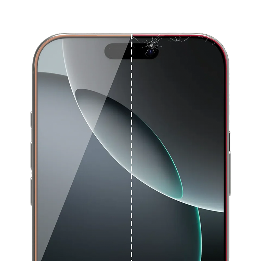 ItSkins Hybrid Defense Glass Protector de Pantalla con Removedor de Polvo Adapter para iPhone 17 Pro - Transparente