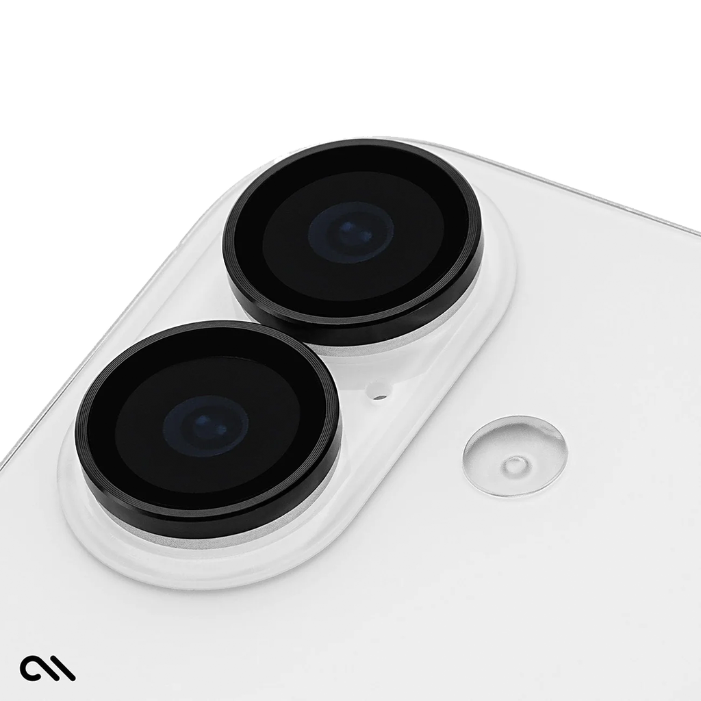 Case-Mate (Exclusivo Apple) Protector de Lentes de Aluminio para iPhone 17 - Negro