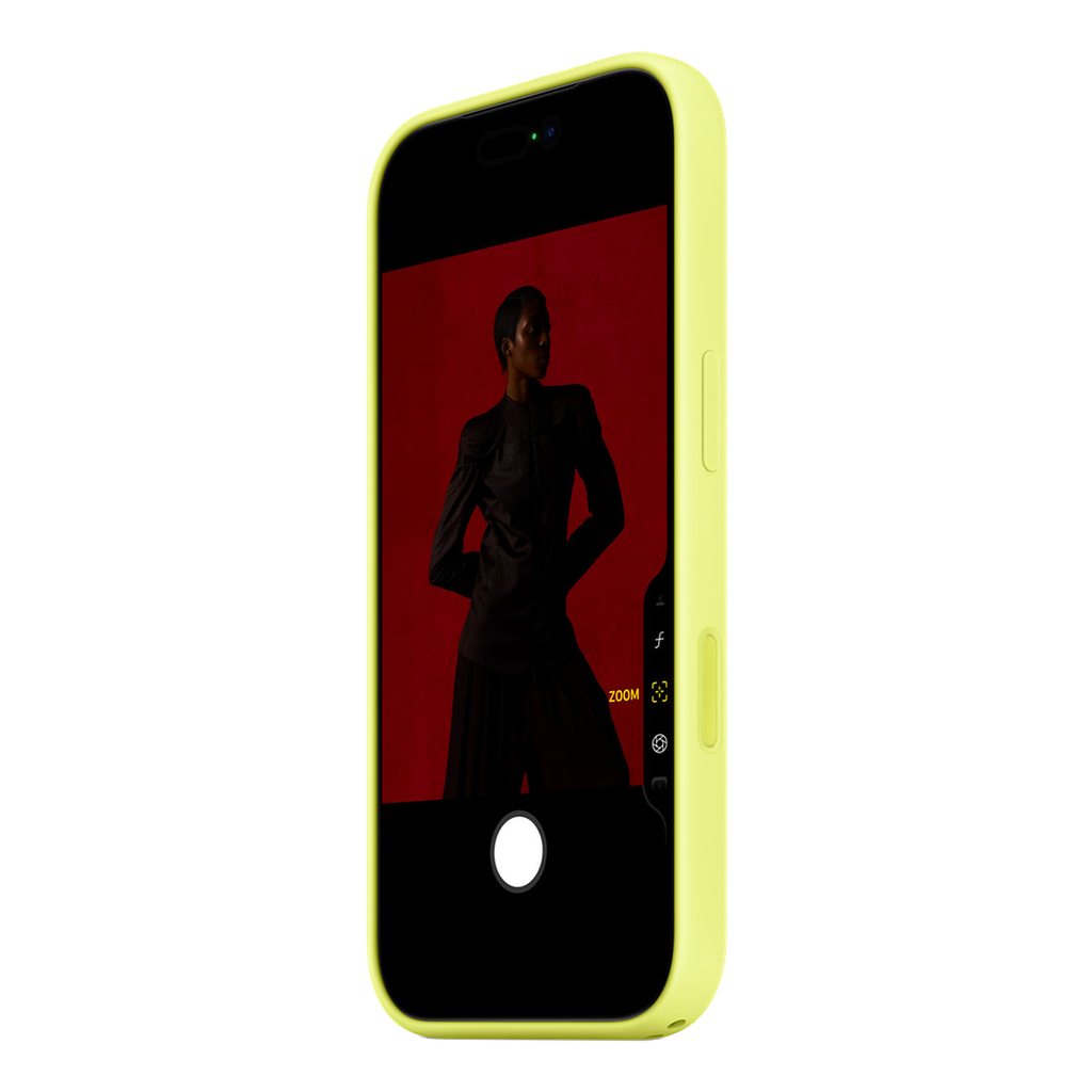 Funda de Silicona con MagSafe para iPhone 17 Pro – Amarillo Neón