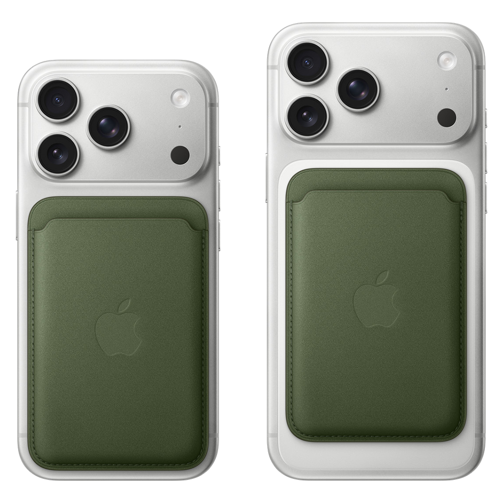 Billetera para iPhone de FineWoven con MagSafe – Musgo