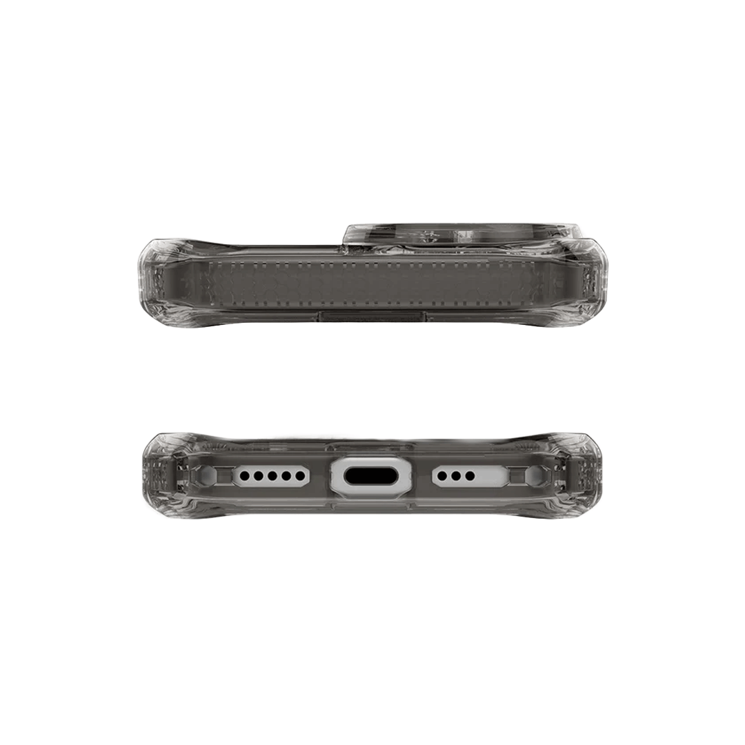 ItSkins Hybrid R Vapor Stand Funda con MagSafe para iPhone 17 - Humo