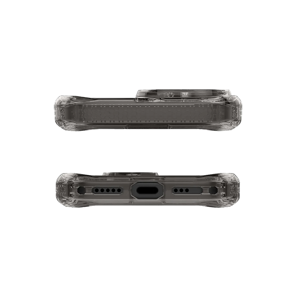 ItSkins Hybrid R Vapor Stand Funda con MagSafe para iPhone 17 - Humo