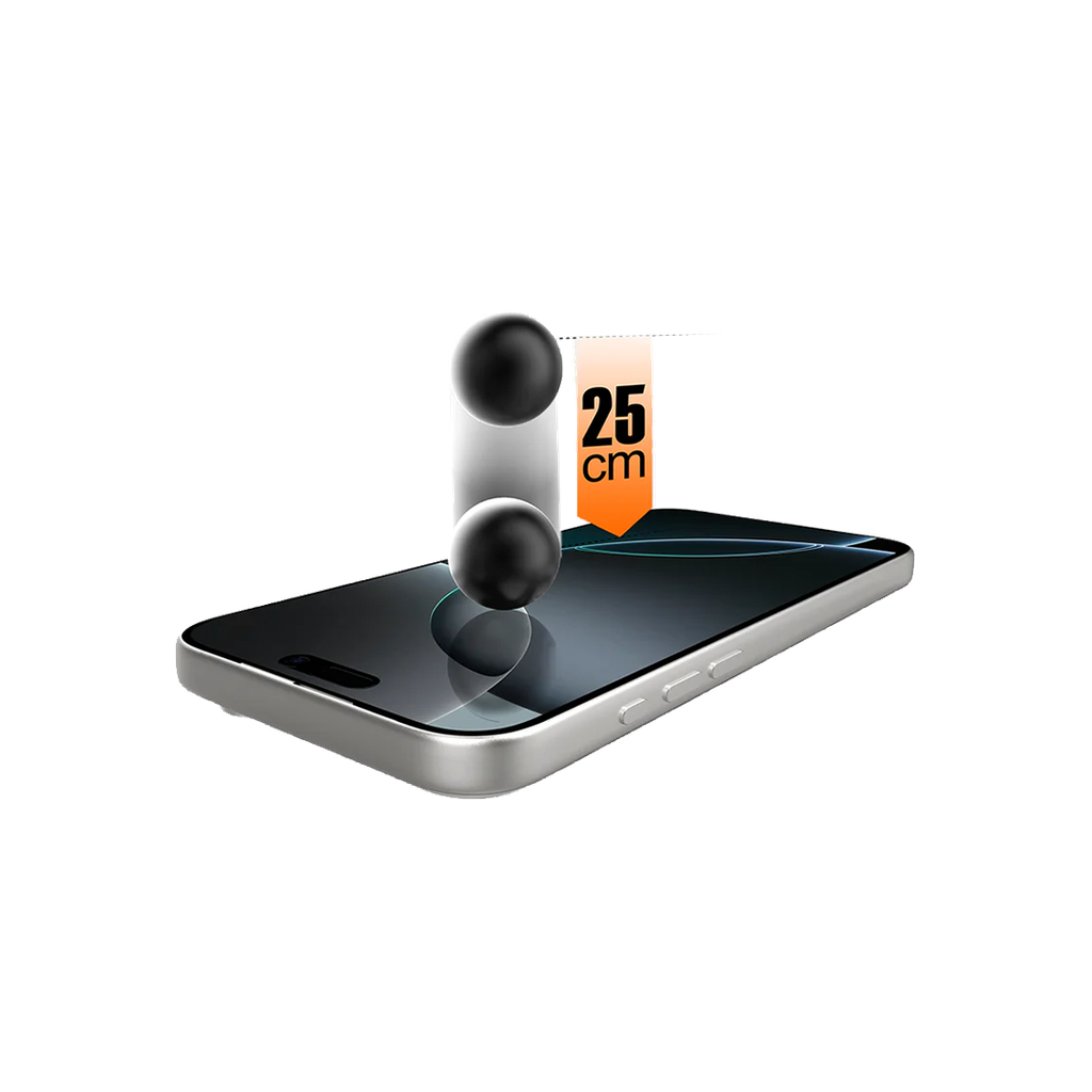 ItSkins Hybrid Defense Glass Vidrio Protector con Removedor de Polvo para iPhone 17 Air - Transparente