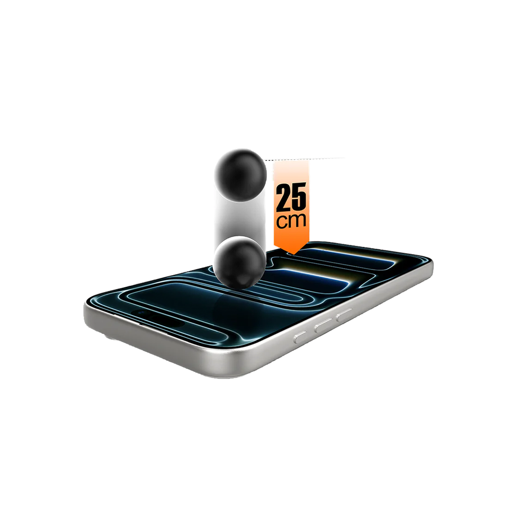 ItSkins Hybrid Defense Protector de Pantalla de Vidrio con Removedor de Tierra para iPhone 17 - Transparente