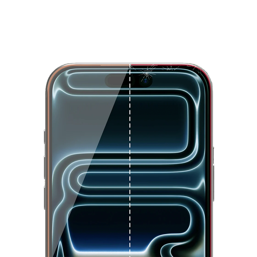 ItSkins Hybrid Defense Protector de Pantalla de Vidrio con Removedor de Tierra para iPhone 17 - Transparente