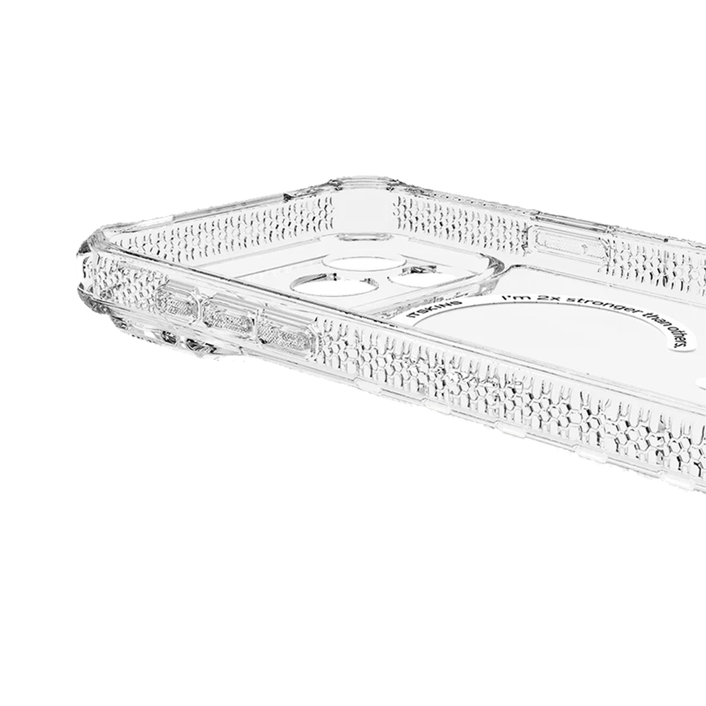 ItSkins Hybrid R Funda Transparente con MagSafe para iPhone 17 Pro - Transparente