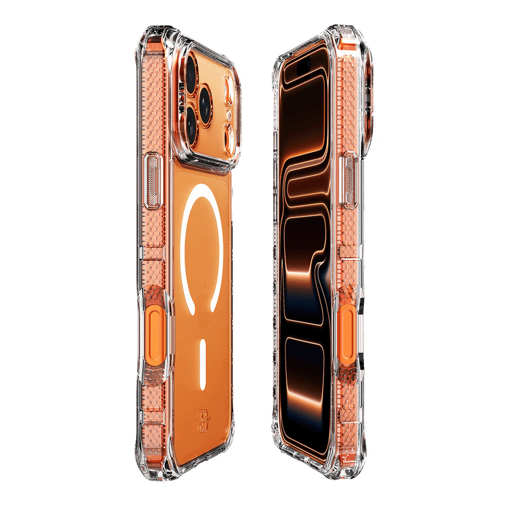 ItSkins Hybrid R Funda Transparente con MagSafe para iPhone 17 Pro - Transparente