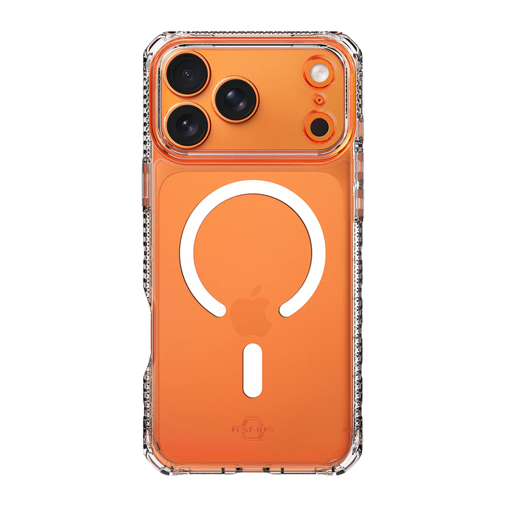 ItSkins Hybrid R Funda Transparente con MagSafe para iPhone 17 Pro - Transparente