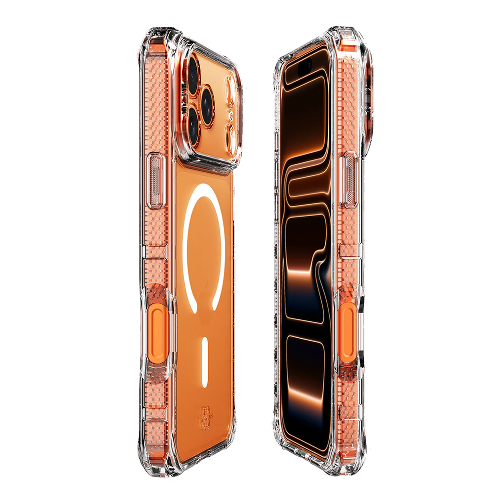 ItSkins Hybrid R Funda Transparente con MagSafe para iPhone 17 Pro - Transparente