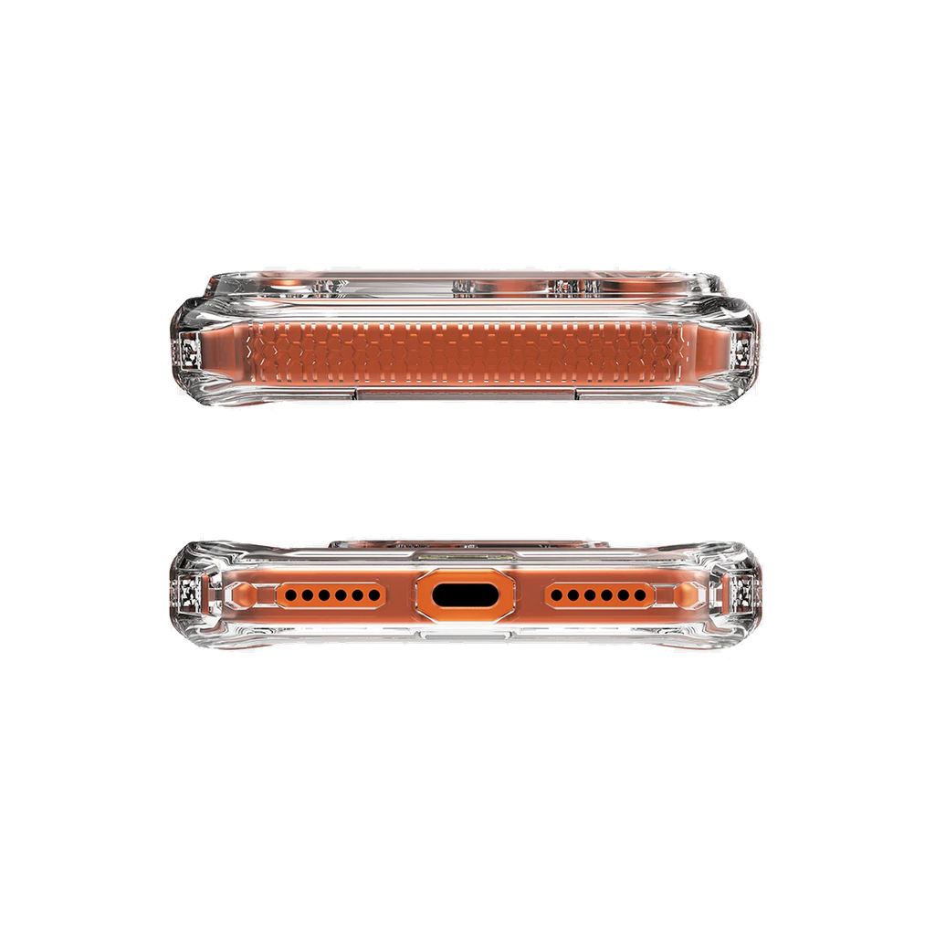 ItSkins Hybrid R Funda Transparente con MagSafe para iPhone 17 Pro - Transparente