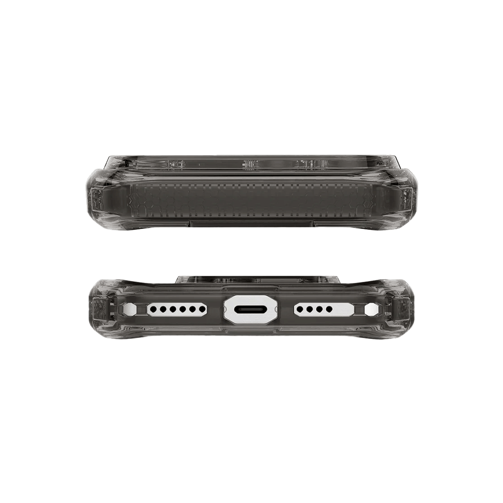 Funda Hybrid R Vapor Stand de ItSkins con MagSafe para iPhone 17 Pro Max - Negro Humo