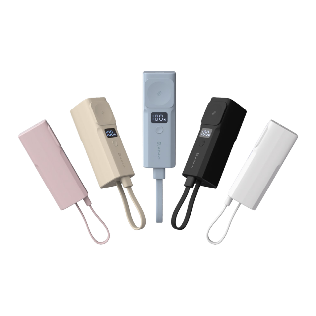 Adam Elements VIONTA P5 Pro 5 en 1 Banco de Carga Pocket 5000mAh - Azul