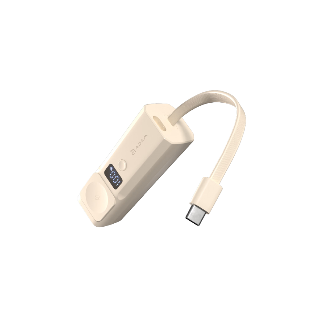 Adam Elements VIONTA P5 Pro 5 en 1 Banco de Carga Pocket 5000mAh - Beige