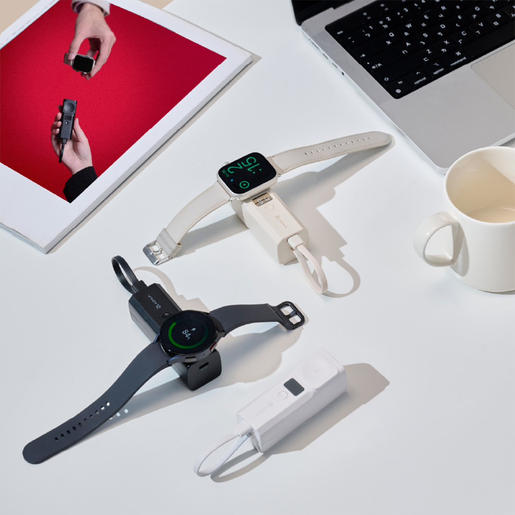 Adam Elements VIONTA P5 Pro 5 en 1 Banco de Carga Pocket 5000mAh - Blanco