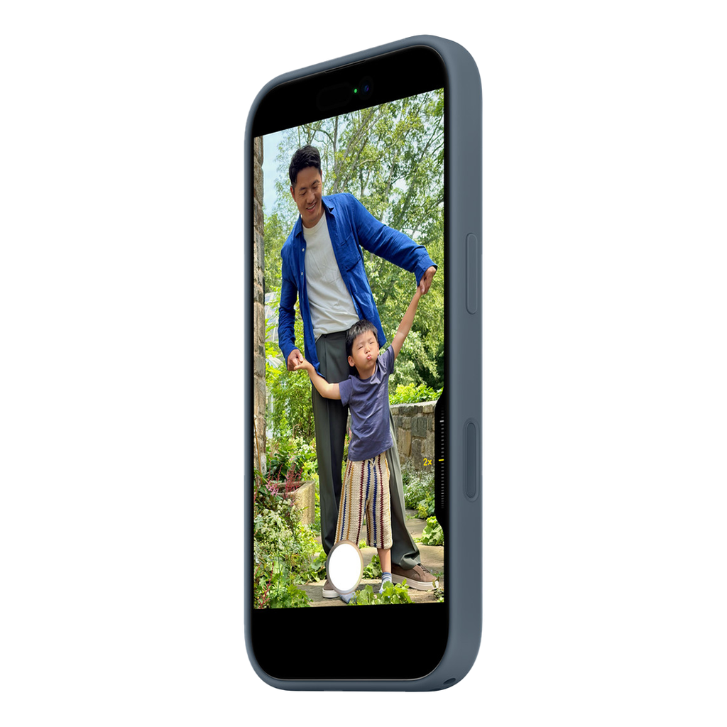 Funda de silicona de Apple con MagSafe para iPhone 17 - Azul ancla