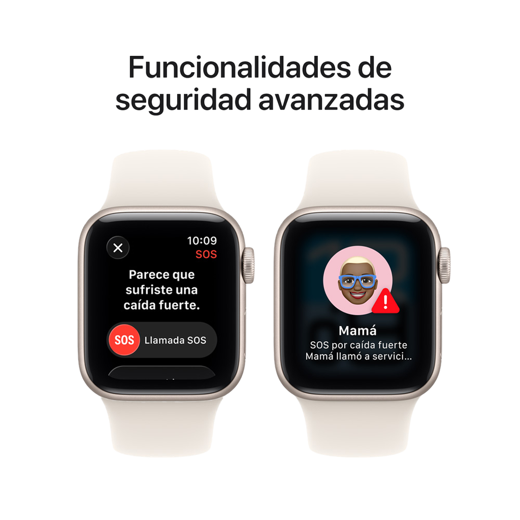 Apple Watch SE 3 GPS 40mm - Caja de Aluminio Blanco Estrella - Banda Deportiva Blanco Estrella