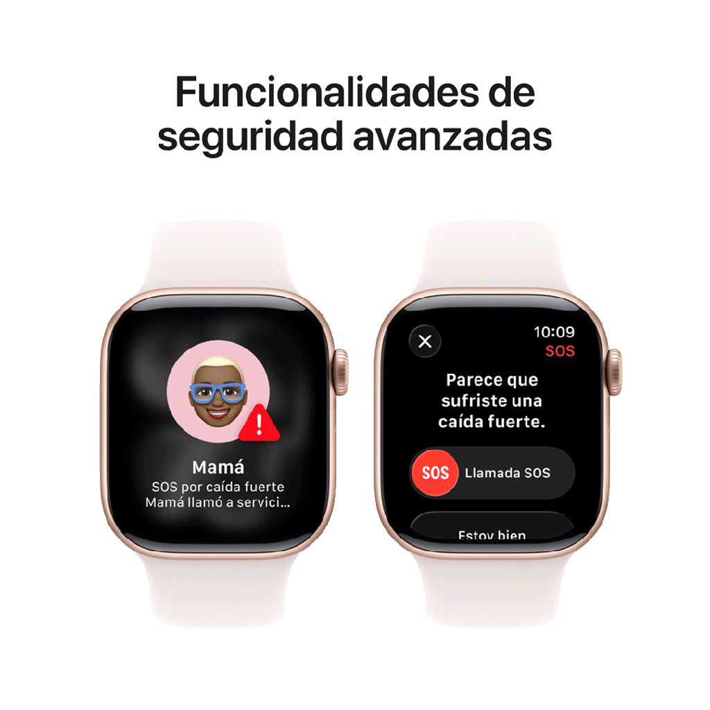Apple Watch Series 11 GPS 42mm Rose Gold Aluminium Case with Light Blush Sport Apple Watch Series 11 (GPS) 42 mm - Caja de Aluminio Oro Rosa - Banda Deportiva Rosado Rubor - M/L