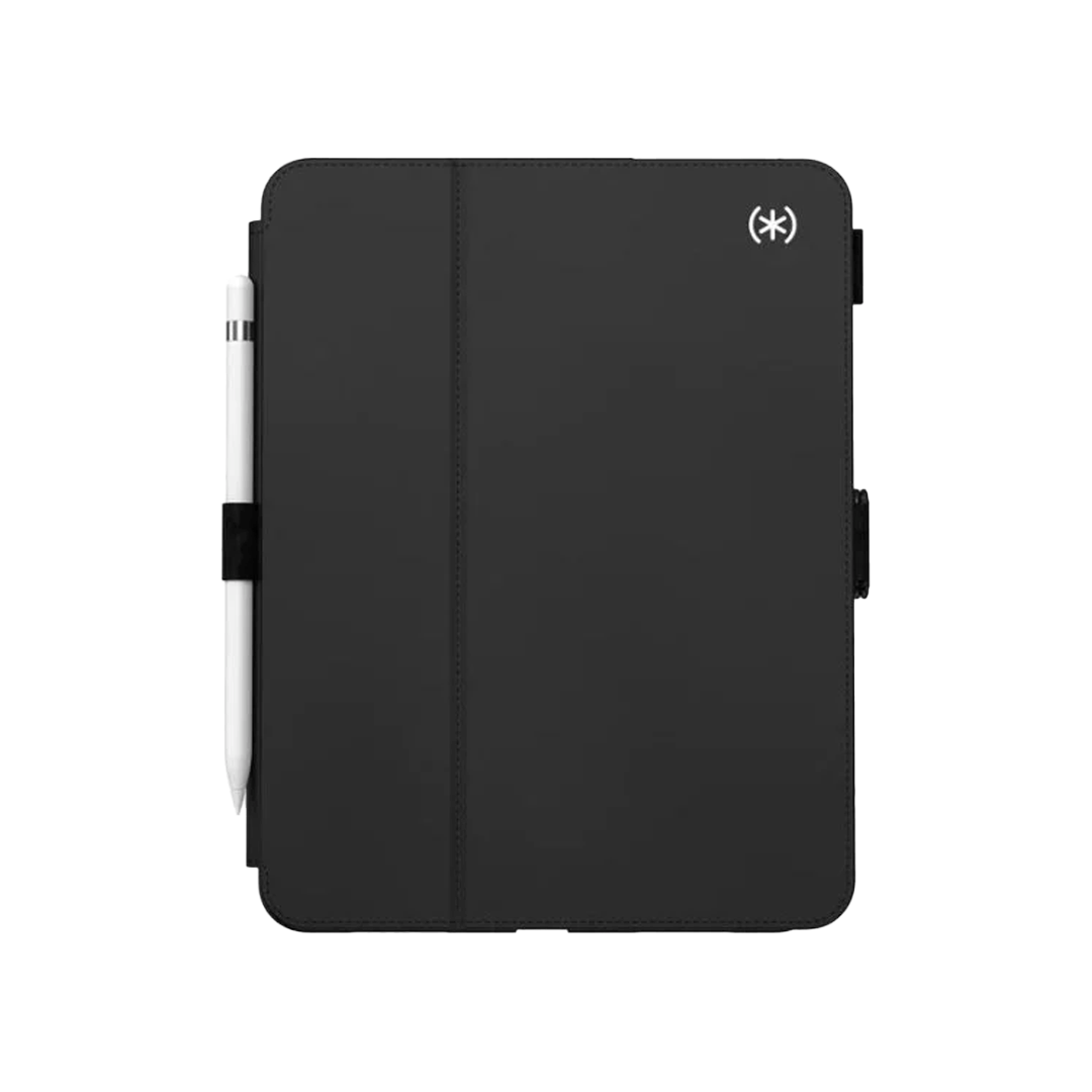 Speck (Exclusivo Apple) Balance Folio Funda para iPad 10ma Gen - Negro/Negro/Blanco