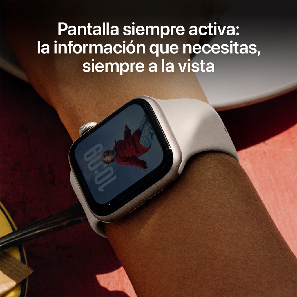 Apple Watch SE 3 (GPS) 44mm - Caja de Aluminio Medianoche - Banda Deportiva Medianoche - S/M