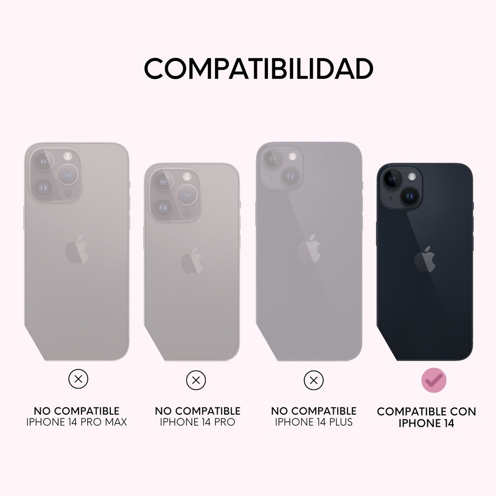 Kate Spade Funda iPhone 14 con MagSafe - Flores Blancas/Rosas