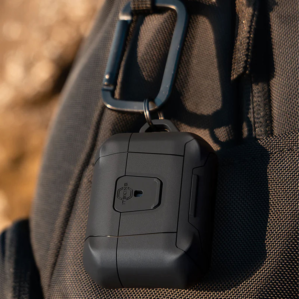 Funda Hybrid Stand Pro de Itskins para AirPods Pro 3 - Negro