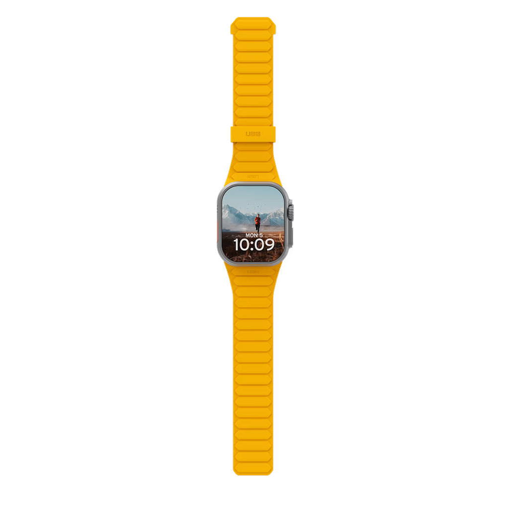 Banda Pathfinder amarilla y negra de UAG para caja de 49 mm