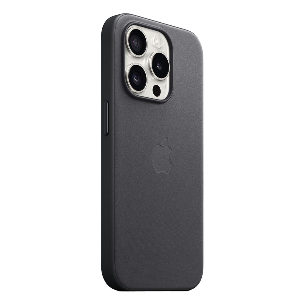 Funda para iPhone 15 Pro Trenzado Fino con MagSafe - Negro