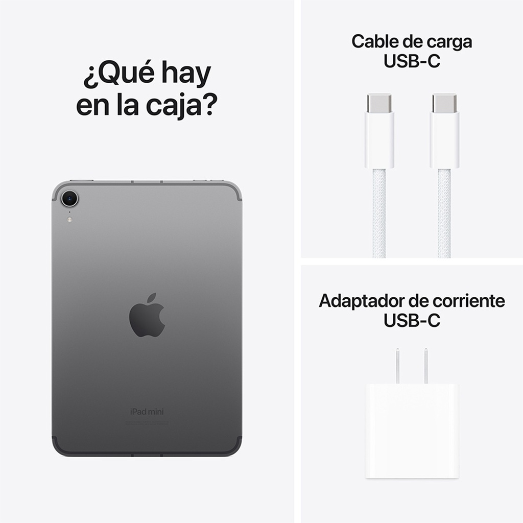 DIA L - iPad mini A17 Pro Wi-Fi + Cellular de 128 GB - Gris espacial