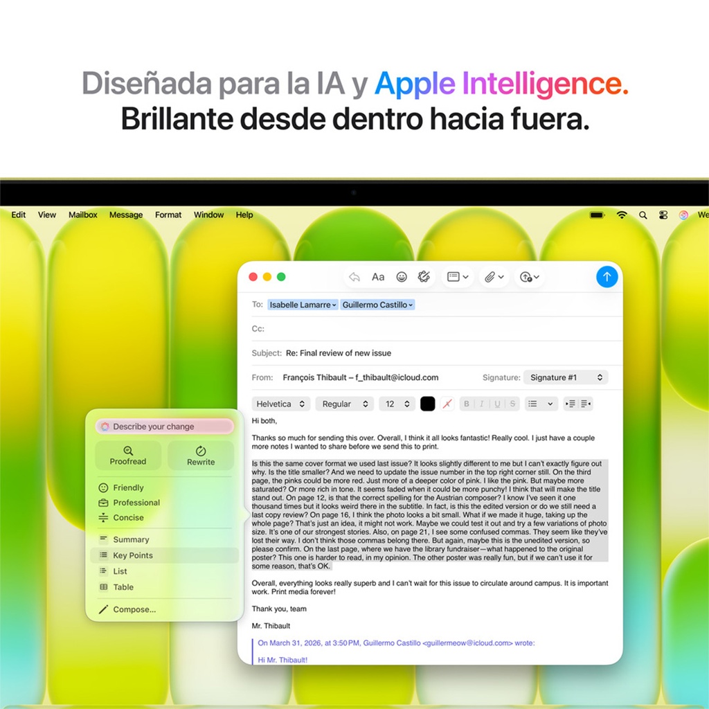 MacBook Neo 13" A18 Pro - 6 CPU, 5 GPU, 8GB, 256 GB, Magic Keyboard - Amarillo cítrico