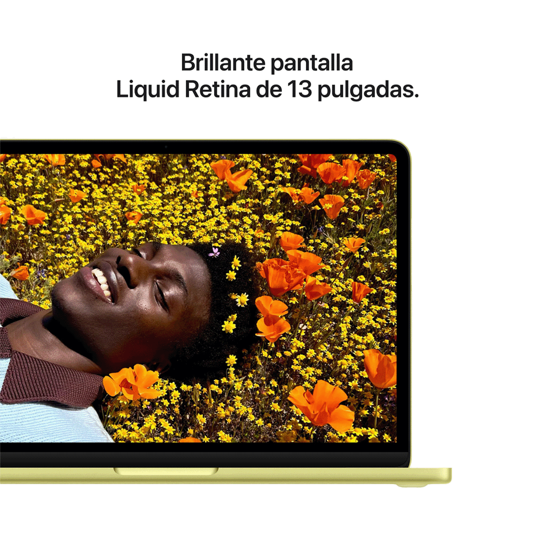 MacBook Neo 13" A18 Pro - 6 CPU, 5 GPU, 8GB, 512 GB, Magic Keyboard con Touch ID - Amarillo cítrico