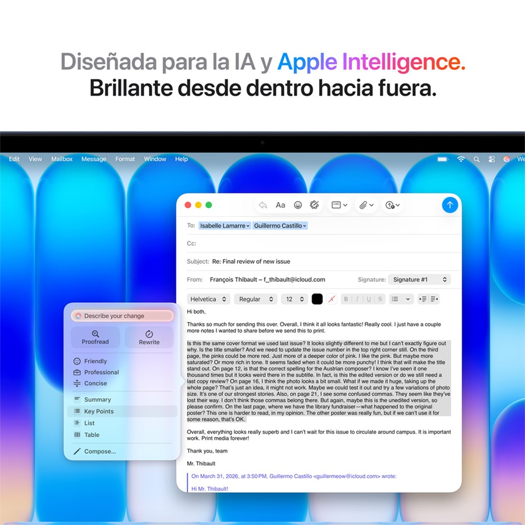 MacBook Neo 13" A18 Pro - 6 CPU, 5 GPU, 8GB, 512 GB, Magic Keyboard con Touch ID - Índigo