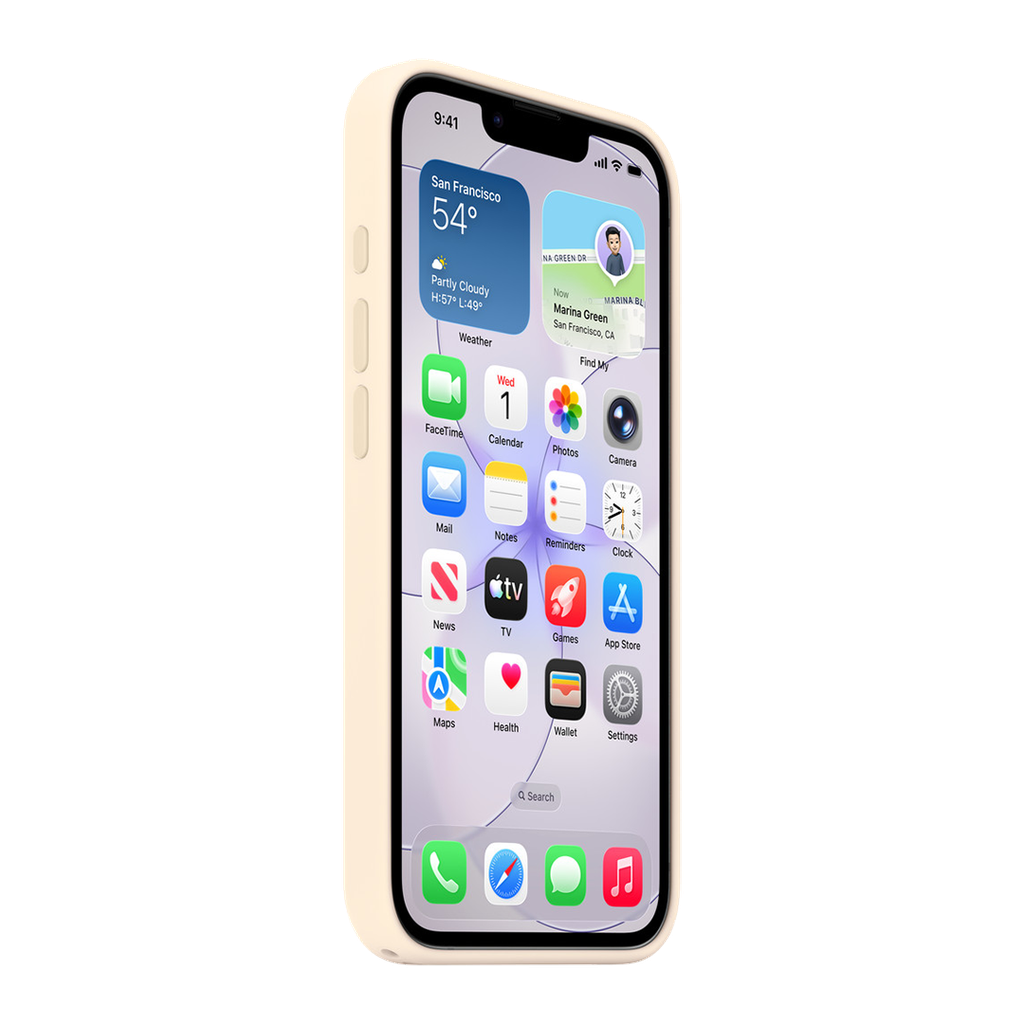 Funda de silicona con MagSafe de Apple para iPhone 17e - Vainilla 