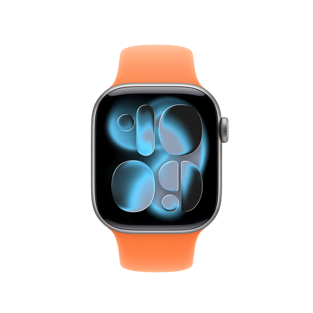 Banda deportiva naranja clementina de Apple para caja de 42 mm M/L