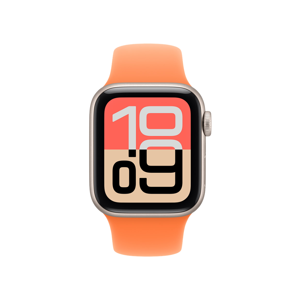 Banda deportiva naranja clementina de Apple para caja de 40 mm S/M