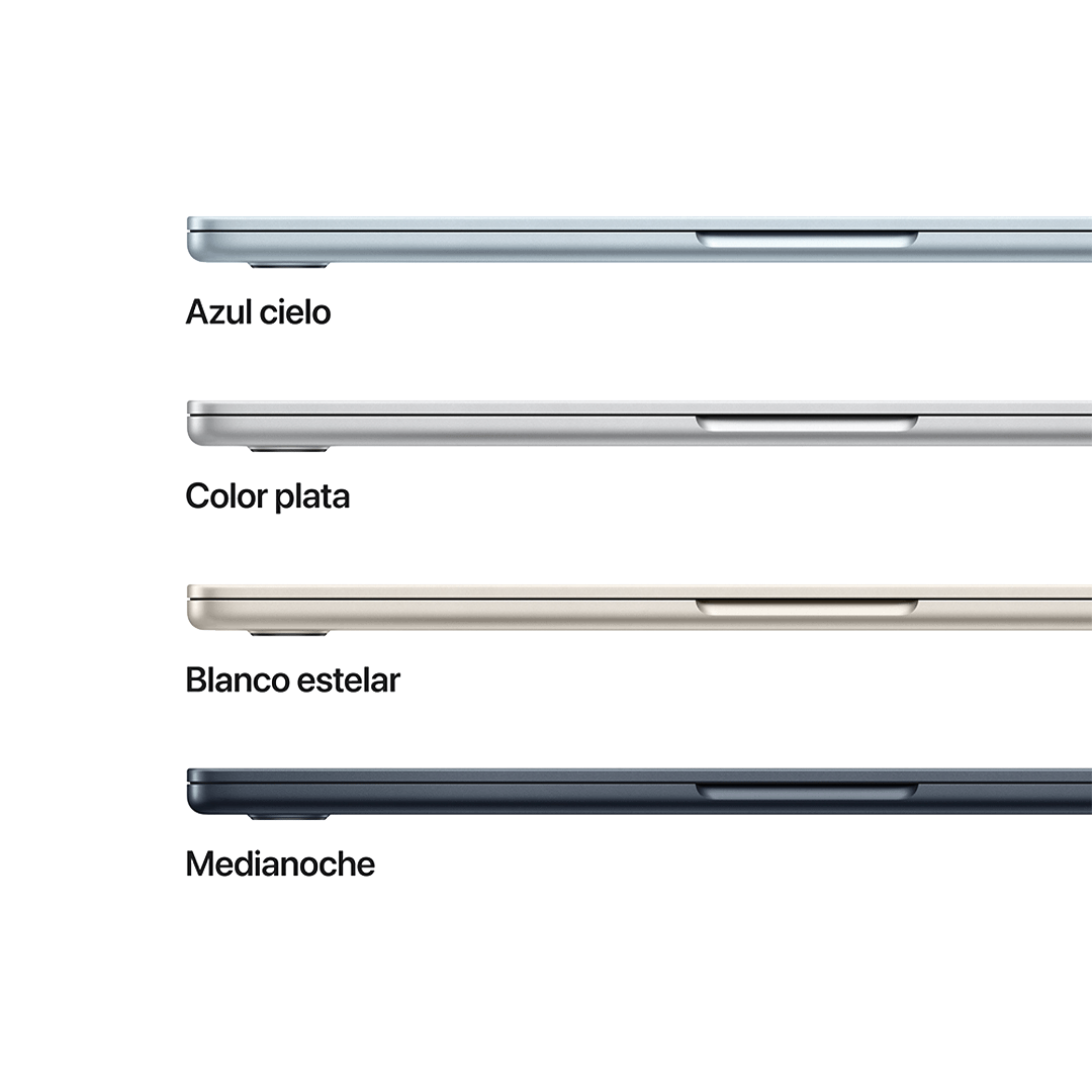 MacBook Air 15" M5 - 10 CPU, 10 GPU, 16GB, 1TB - Blanco estelar