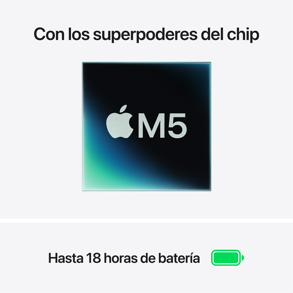 MacBook Air 15" M5 - 10 CPU, 10 GPU, 16GB, 1TB - Blanco estelar