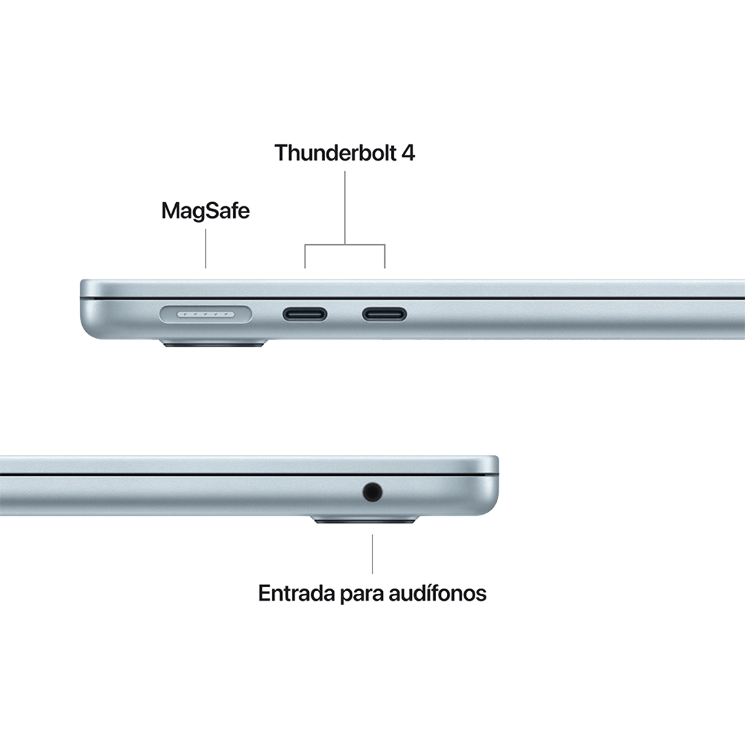 MacBook Air 15" M5 - 10 CPU, 10 GPU, 16GB, 512GB - Azul cielo