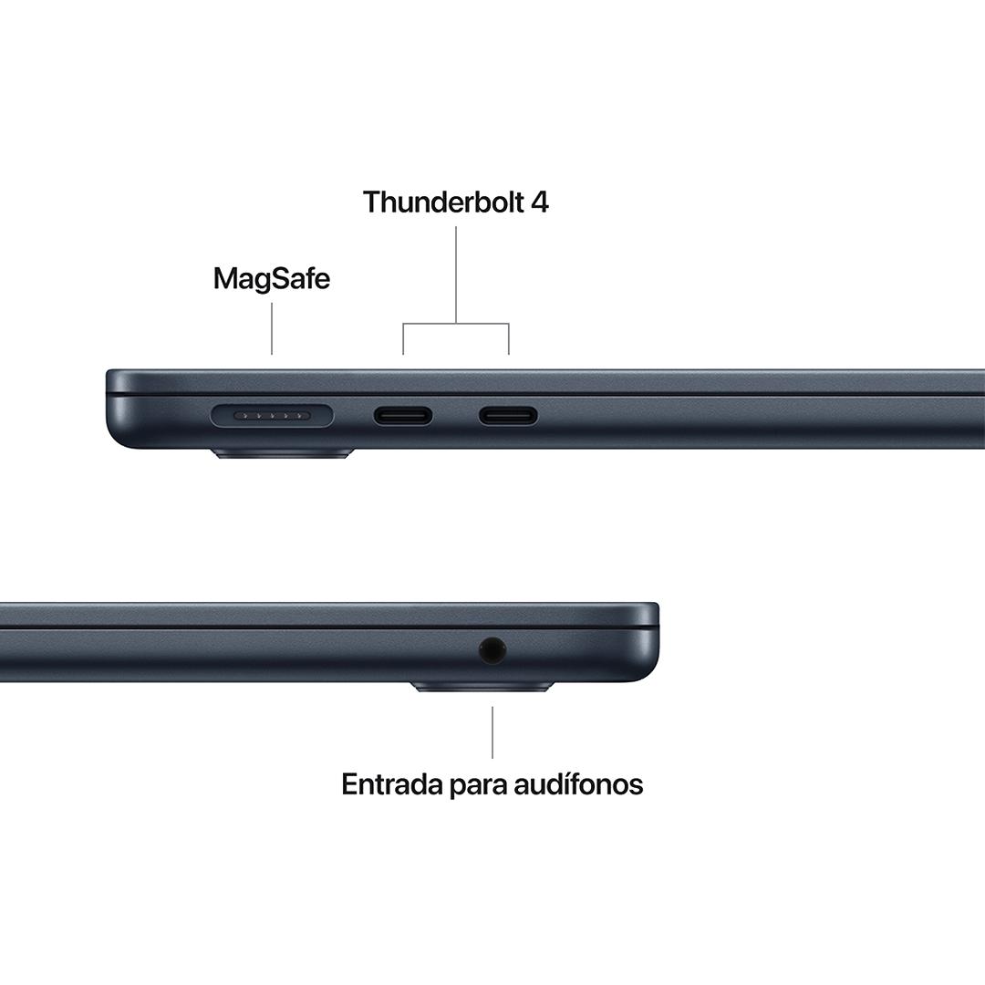 MacBook Air 13" M5 - 10 CPU, 10 GPU, 16GB, 1TB - Medianoche